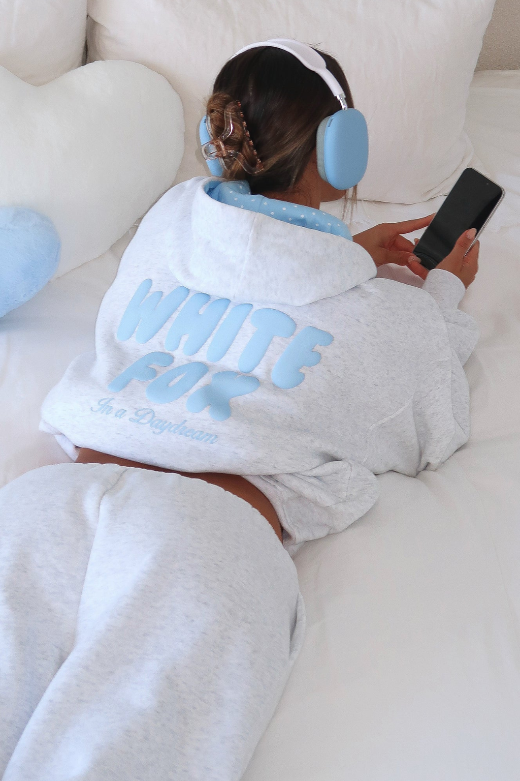 Premium Heavyweight White Hoodie