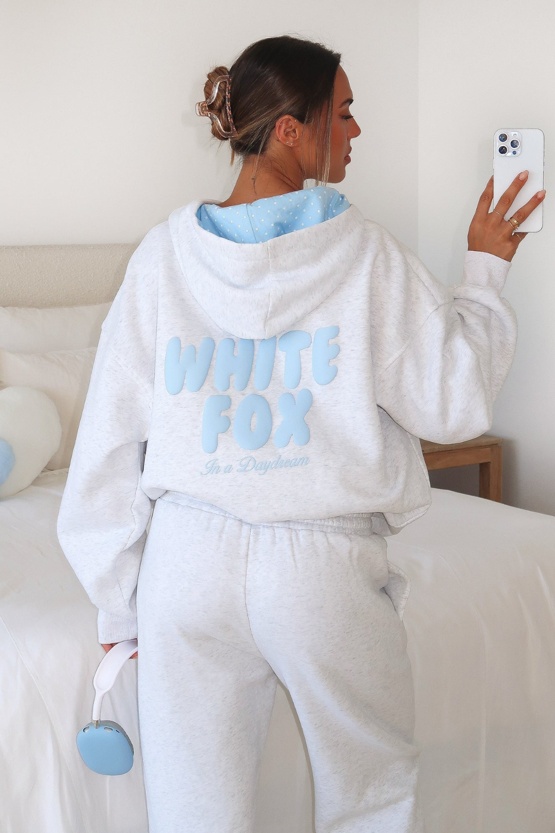 Premium Heavyweight White Hoodie